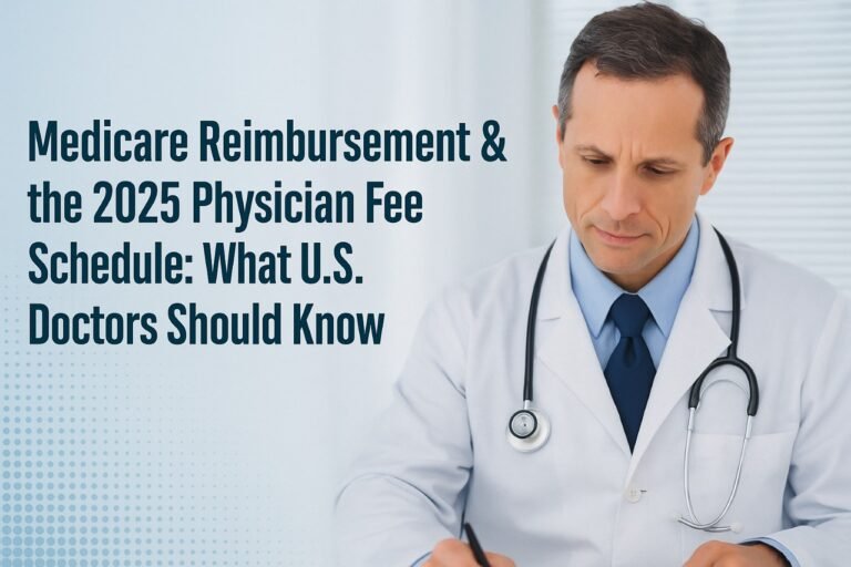Medicare Reimbursement & the 2025 Physician Fee Schedule: What U.S. Doctors Should Know