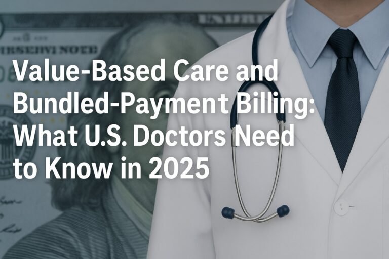 Value‑Based Care and Bundled‑Payment Billing: What U.S. Doctors Need to Know in 2025
